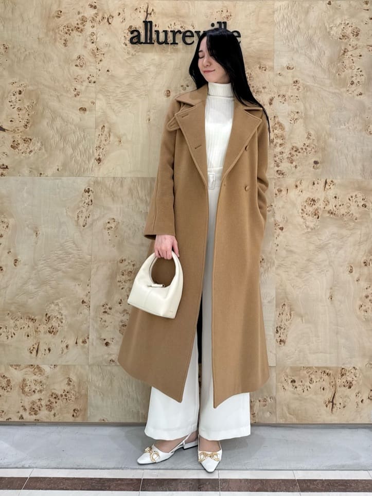 allureville | スプリットラグランロングコート | Rakuten Fashion