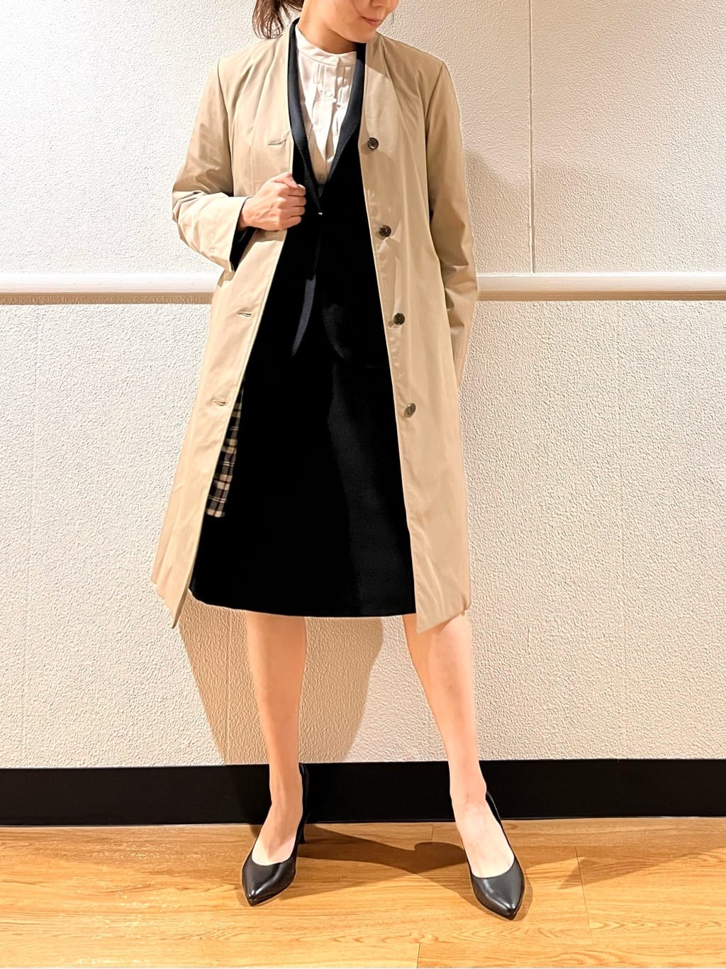 NEWYORKERのマイクロツイル カラーレスコートを使ったコーディネートを紹介します。｜Rakuten Fashion(楽天ファッション／旧楽天ブランドアベニュー)3469015