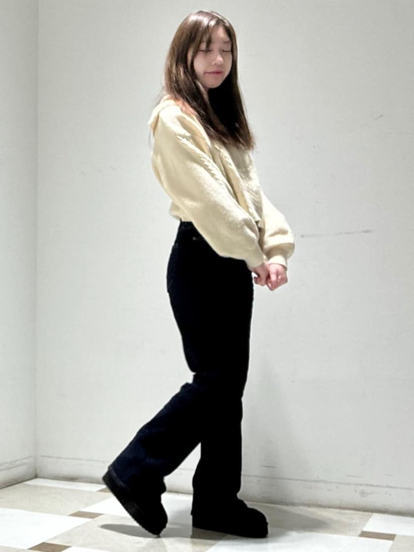 ESPERANZAのフロントジップボアショートブーツを使ったコーディネートを紹介します。｜Rakuten Fashion(楽天ファッション／旧楽天ブランドアベニュー)3469471
