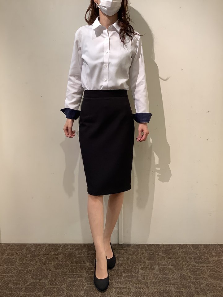 TOKYO SHIRTSの【透け防止】 形態安定 レギュラー衿 長袖 レディースシャツを使ったコーディネートを紹介します。｜Rakuten Fashion(楽天ファッション／旧楽天ブランドアベニュー)3470261