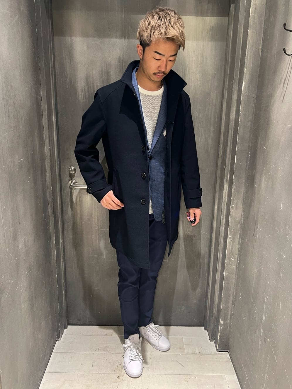 MEN'S BIGIのバーズアイテーラードジャケットを使ったコーディネートを紹介します。｜Rakuten Fashion(楽天ファッション／旧楽天ブランドアベニュー)3473733