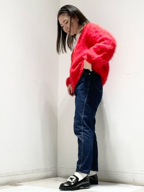 ESPERANZAのトラックソール2WAYビジューローファーを使ったコーディネートを紹介します。｜Rakuten Fashion(楽天ファッション／旧楽天ブランドアベニュー)3480213