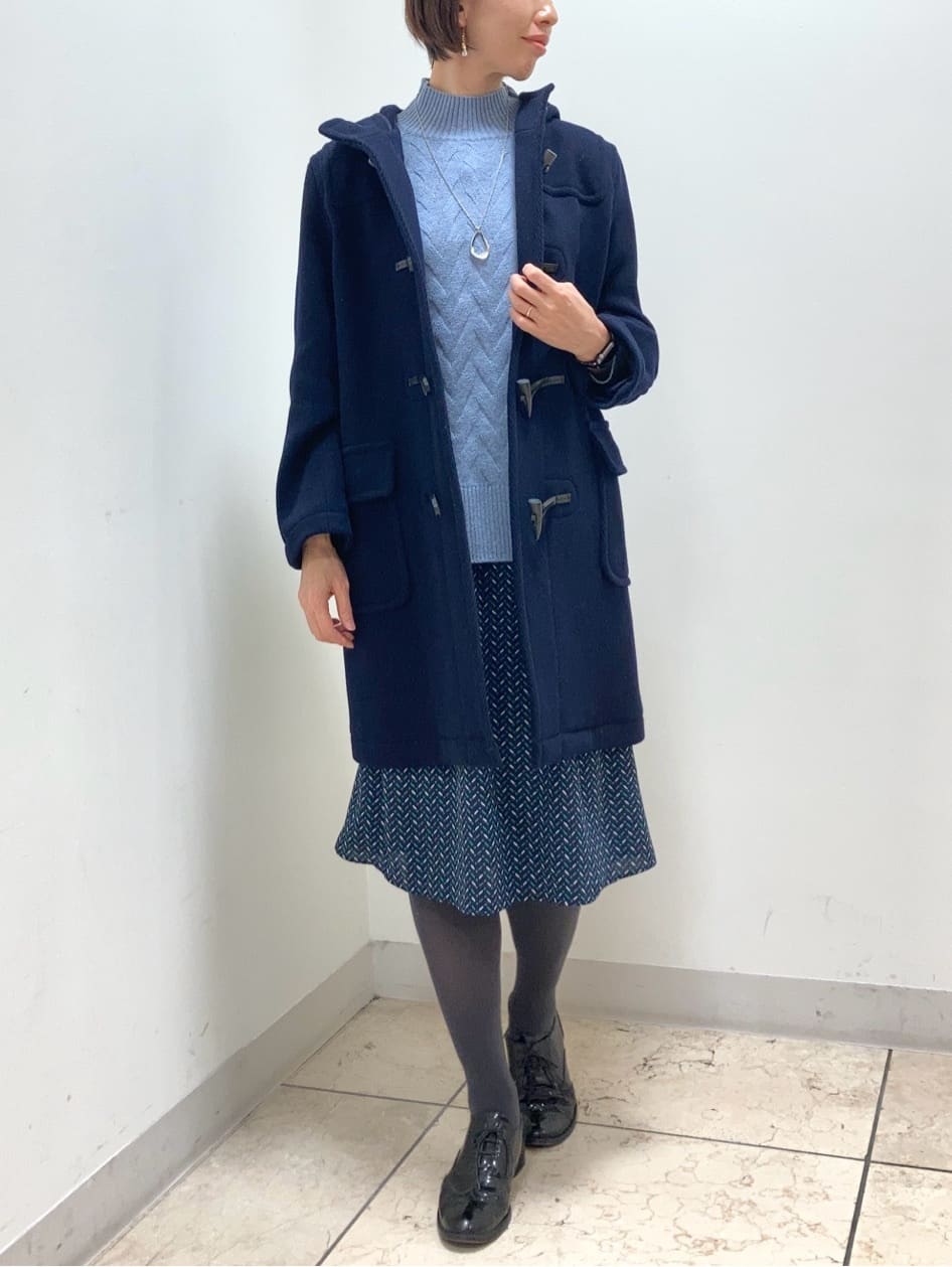 NEWYORKERのウールヘリンボーン ダッフルコートを使ったコーディネートを紹介します。｜Rakuten Fashion(楽天ファッション／旧楽天ブランドアベニュー)3483093