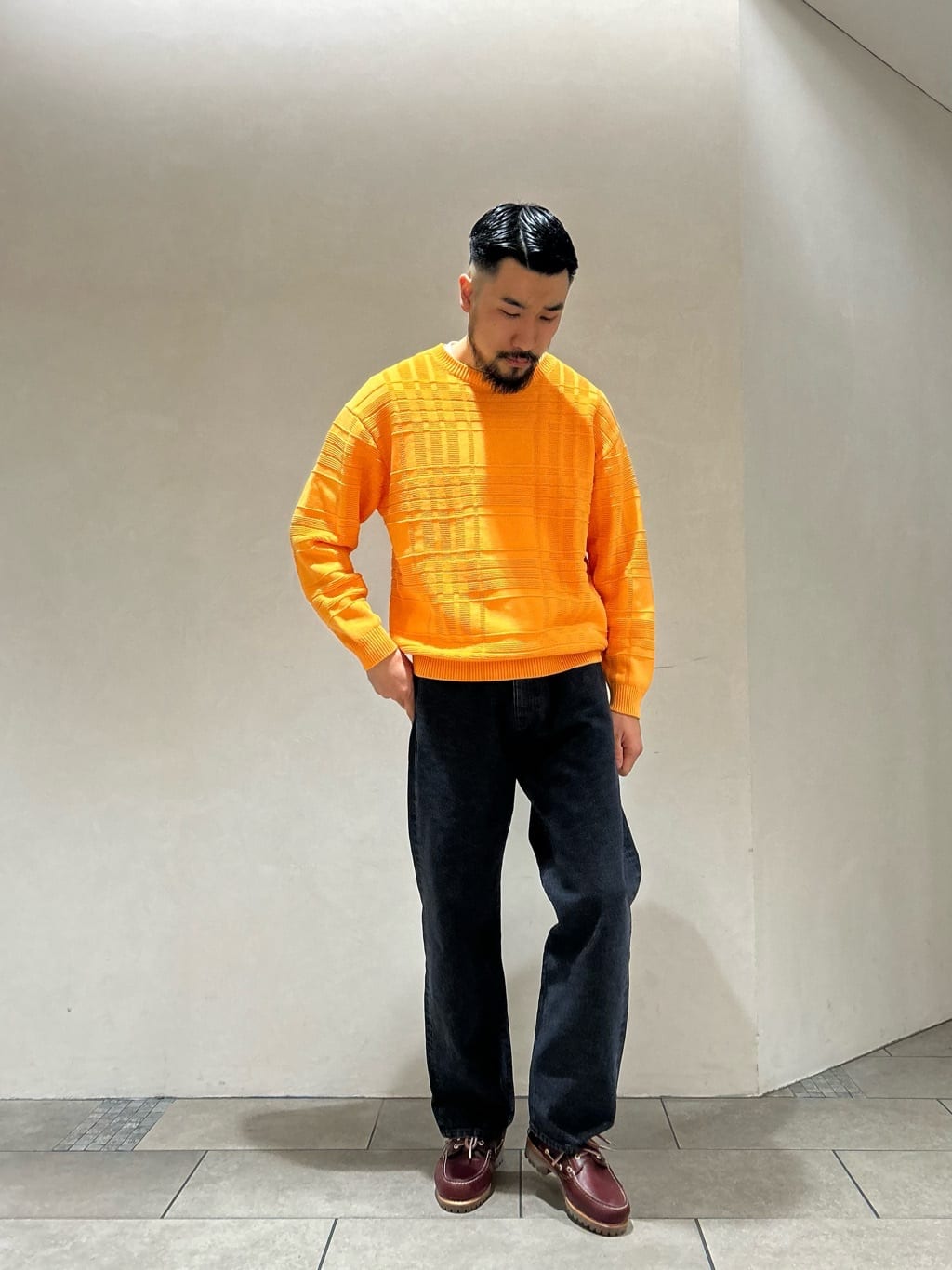 Steven Alan＞ 13.5oz バギー テーパード デニム メンズ