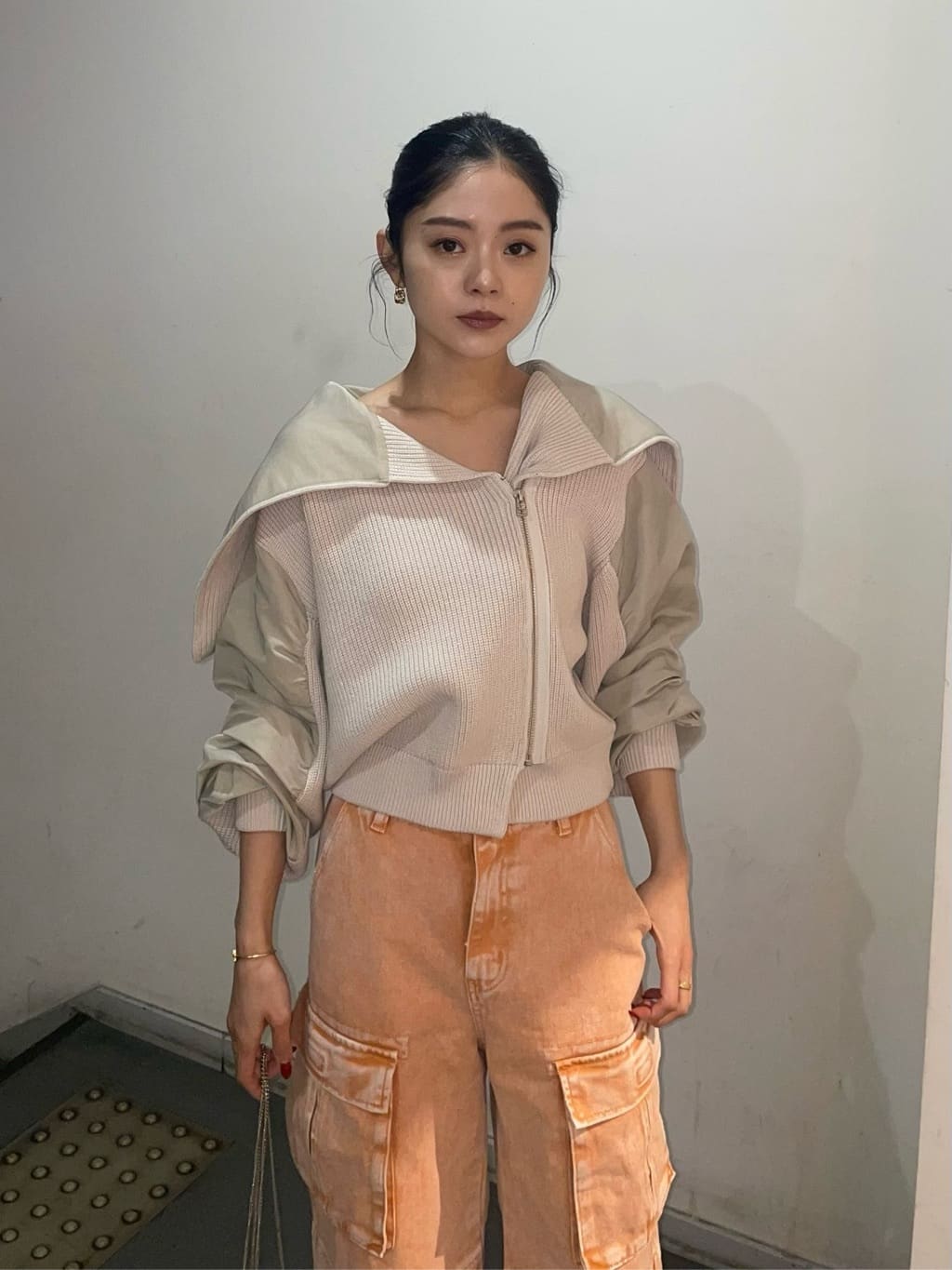 MOUSSY FLIGHT KNIT JACKET トップス MOUSSY | FLIGHT KNIT JACKET トップス (ジャケット ) |SHEL