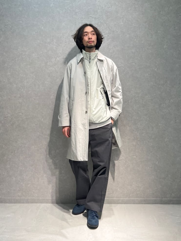 UNITED ARROWS green label relaxingのナイロンオックス ラグラン