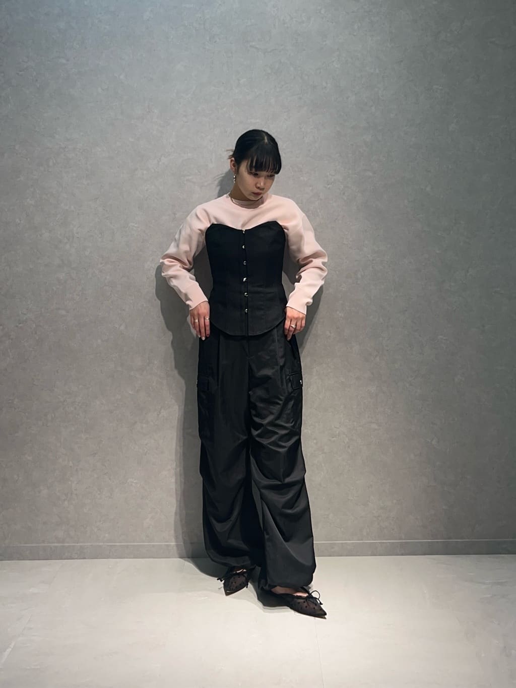 UNITED ARROWSの<AEWEN MATOPH>ニット コンビ コルセットを使った 
