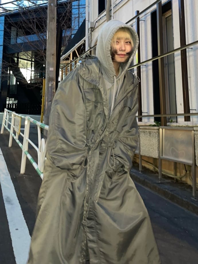 tk.TAKEO KIKUCHIのナイロンドロストフードコートを使ったコーディネートを紹介します。｜Rakuten Fashion(楽天ファッション／旧楽天ブランドアベニュー)3533390