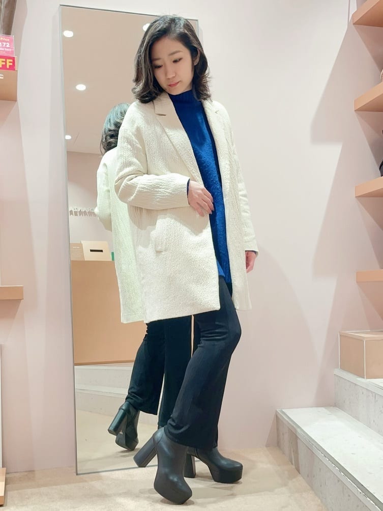 ESPERANZAの【ラク盛り/ショートブーツ】リピーター続出/脚長美脚 厚底ショートブーツを使ったコーディネートを紹介します。｜Rakuten Fashion(楽天ファッション／旧楽天ブランドアベニュー)3538283