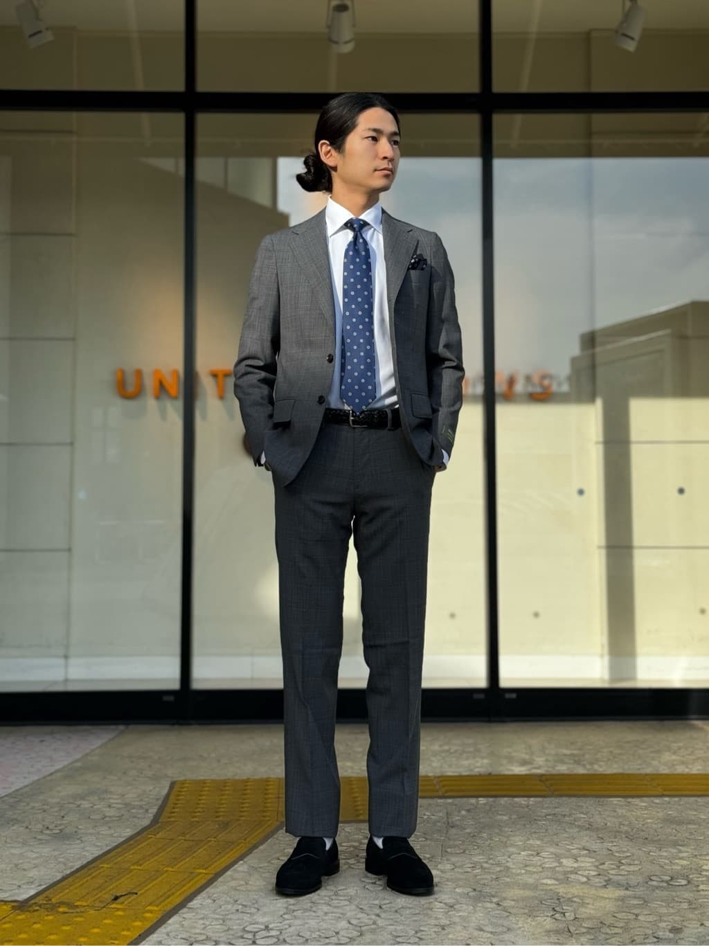 ユナイテッドアローズ グリーンレーベル リラクシングのスーツ
