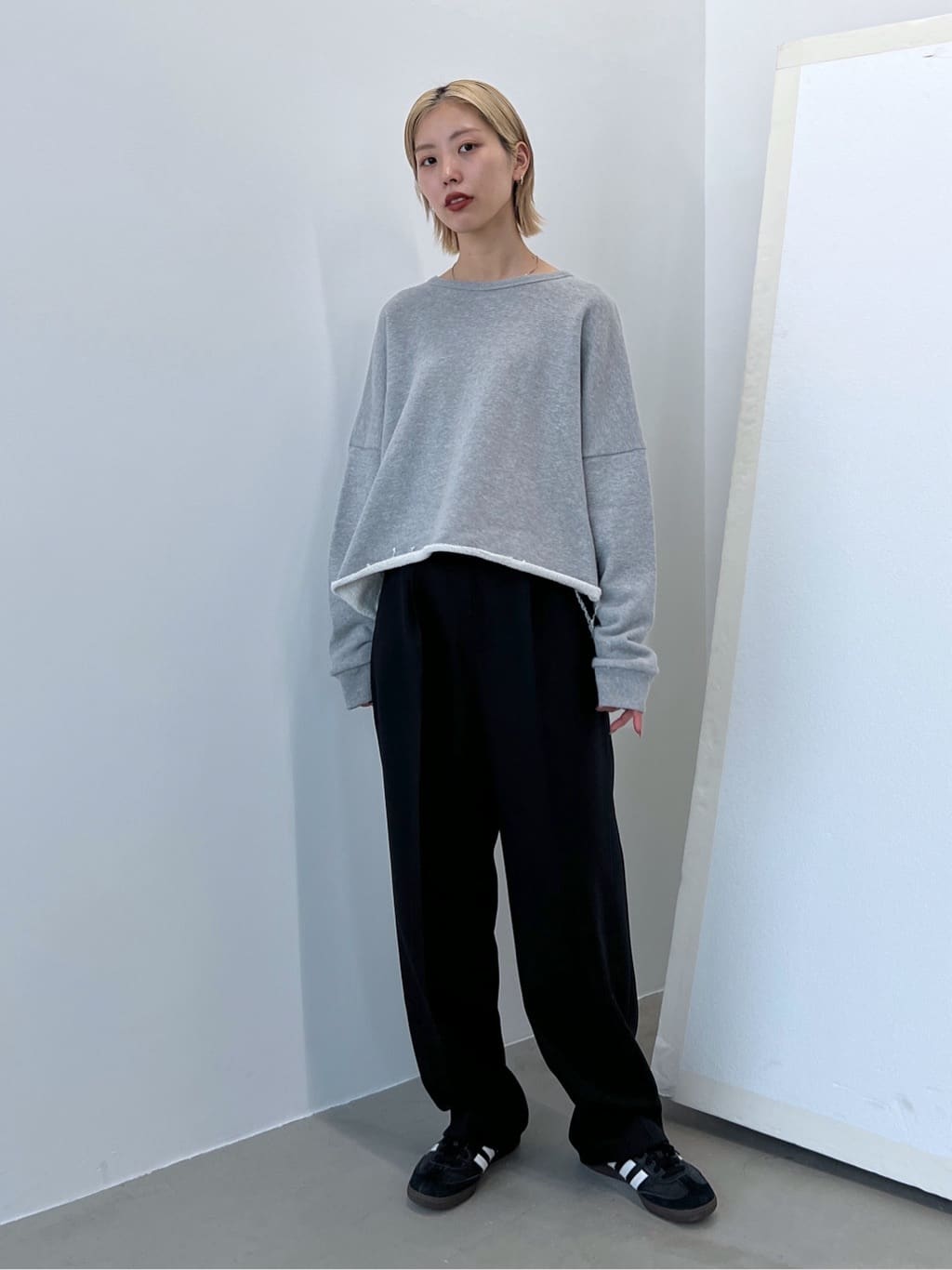 BLACK BY MOUSSYのbasic straight pantsを使ったコーディネート