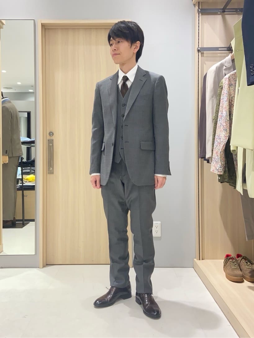 TAKEO KIKUCHIの【Made in JAPAN】TANGOストライプ ネクタイを使ったコーディネートを紹介します。｜Rakuten Fashion(楽天ファッション／旧楽天ブランドアベニュー)3574087