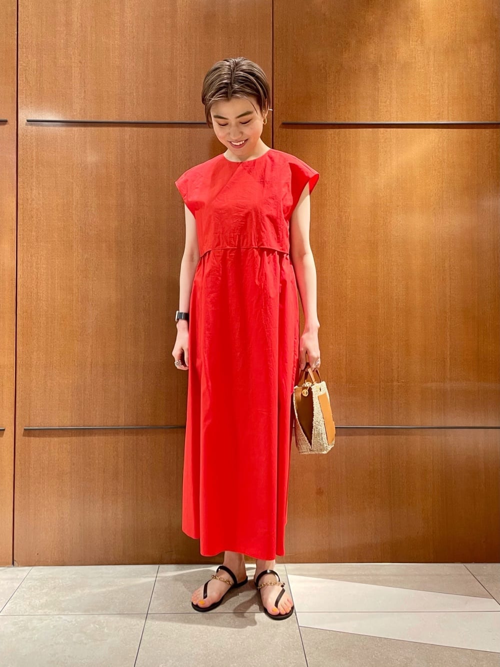 TOMORROWLAND】プロセスドコットンレイヤードライクワンピース