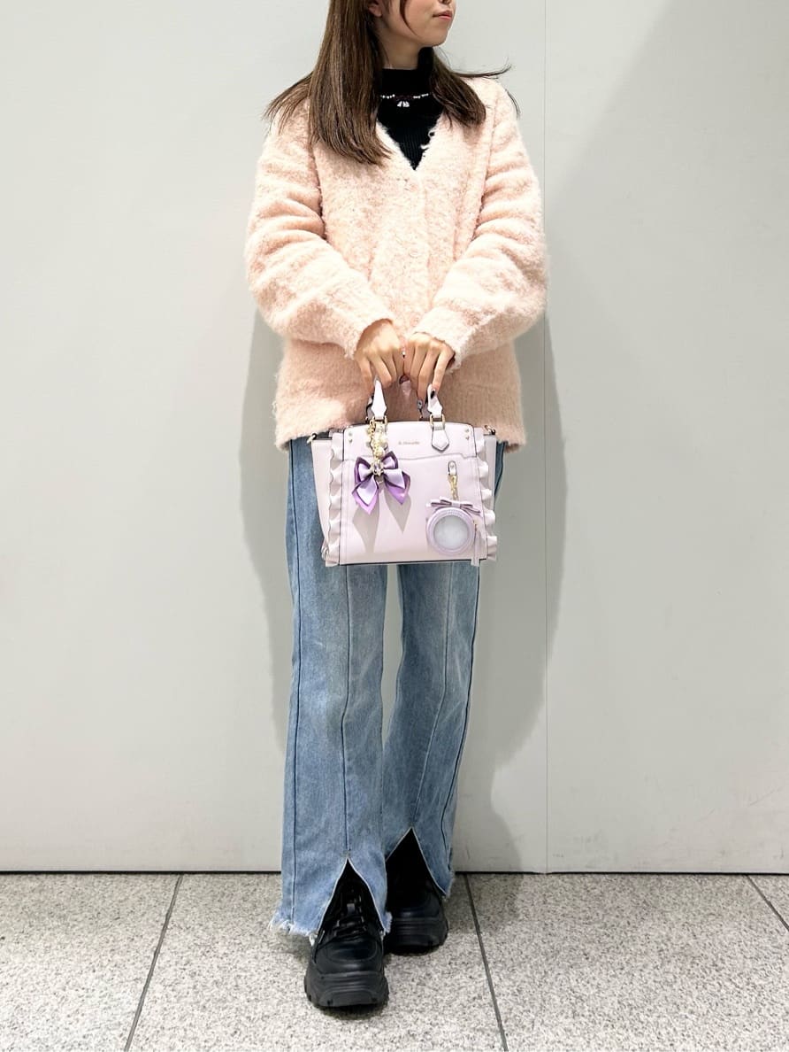 & chouette 《推し事バッグ》クリアポケット付きぬいぐるみバッグ