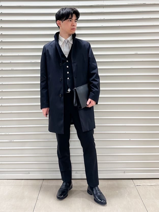 TAKEO KIKUCHIのスタンドカラー 撥水 コートを使ったコーディネートを紹介します。｜Rakuten Fashion(楽天ファッション／旧楽天ブランドアベニュー)3611956