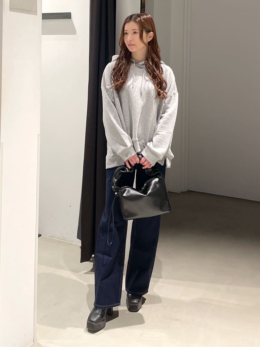 AZUL by moussyのAZUL DENIM/ハイウエストワイドデニムを使った