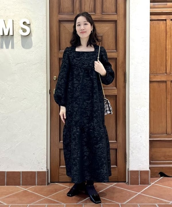 BEAMS WOMENのRBS / ジャカード スクエアネック ワンピースを使った