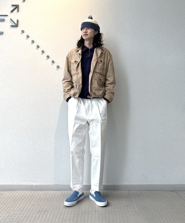 BEAMS MENのBEAMS PLUS / 1プリーツ チノ トラウザーズを使ったコーディネート | Rakuten  Fashion(楽天ファッション／旧楽天ブランドアベニュー)3626972