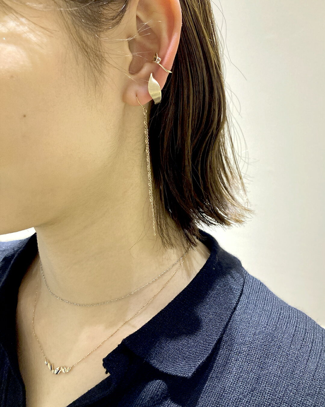 ete | スエッジチェーン コンビ ピアス | Rakuten Fashion(楽天