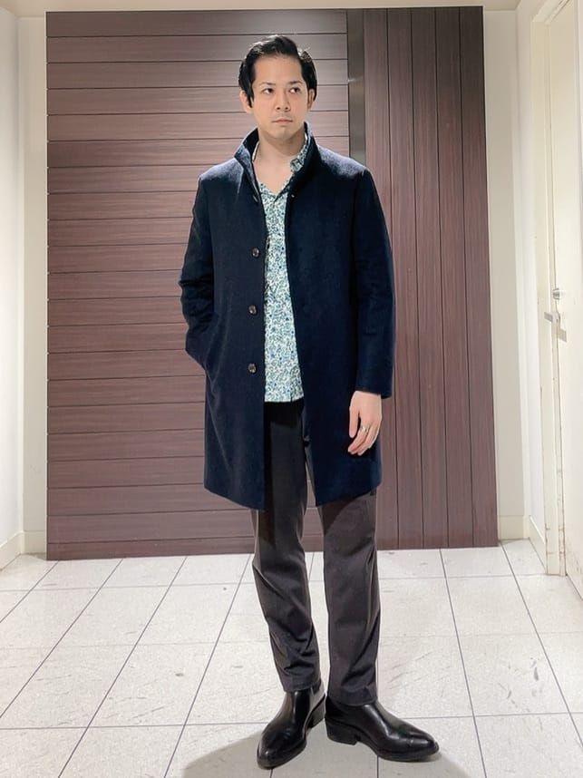 TAKEO KIKUCHIの◆【ウールカシミヤブレンド】 ビーバー スタンドカラー コートを使ったコーディネートを紹介します。｜Rakuten Fashion(楽天ファッション／旧楽天ブランドアベニュー)3647262