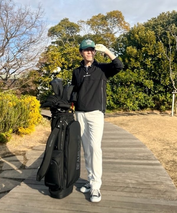 【新品／送料込】ビームスゴルフポロシャツ BEAMS GOLF（ビームス ゴルフ） uvカット ポロシャツ 半袖 ORANGE
