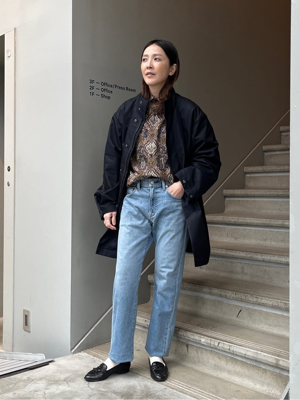 TAKEO KIKUCHIの【Made in JAPAN】モンスターストレッチ アイスウォッシュ デニムパンツを使ったコーディネートを紹介します。｜Rakuten Fashion(楽天ファッション／旧楽天ブランドアベニュー)3658729