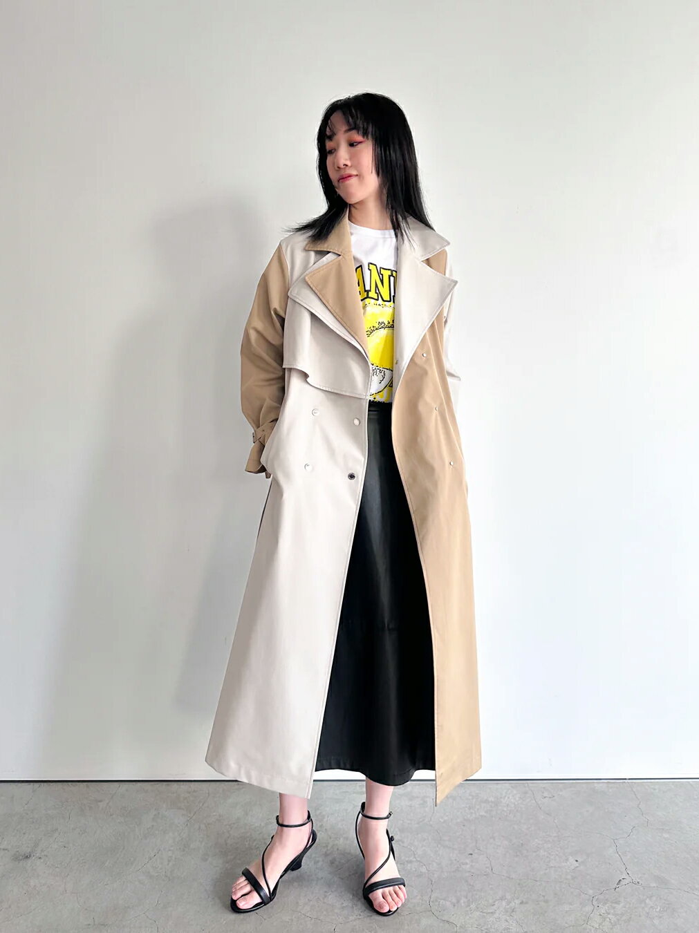 LOVELESSのフロントスリットスカートを使ったコーディネートを紹介します。｜Rakuten Fashion(楽天ファッション／旧楽天ブランドアベニュー)3673114