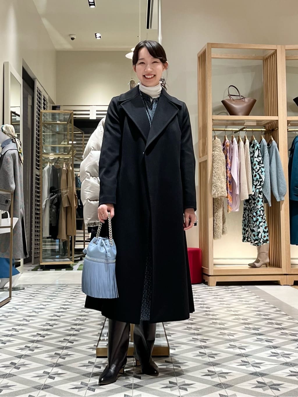 TOMORROWLAND | スーパーカシミヤ ベルテッドコート | Rakuten Fashion