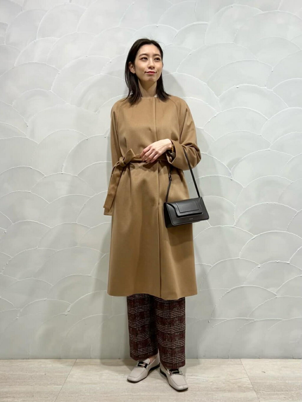 TOMORROWLAND | ピュアカシミヤ ノーカラーコート | Rakuten Fashion