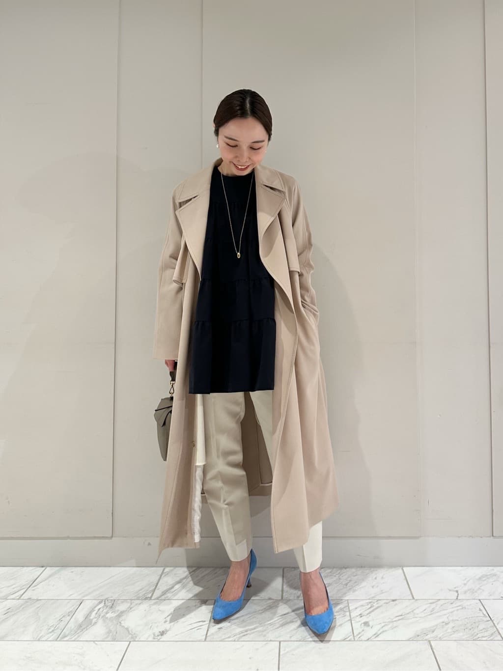 TOMORROWLAND | ウールギャバジン ガウンコート | Rakuten Fashion