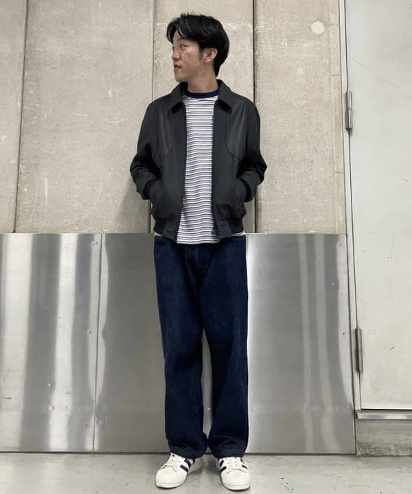 BEAMS OUTLETのVAPORIZE / Goat Leather Zip Blousonを使った