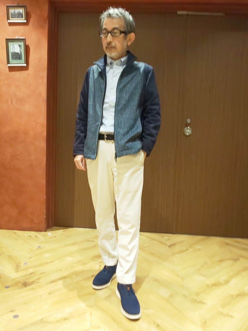 MEN'S BIGIの【ACTIVE TAILOR】スタンドジップアップブルゾンを使ったコーディネートを紹介します。｜Rakuten Fashion(楽天ファッション／旧楽天ブランドアベニュー)3716305