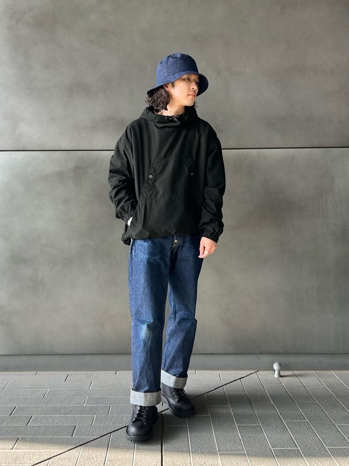 Snow PeakのIndigo C/N Bucket Hatを使ったコーディネートを紹介します。｜Rakuten Fashion(楽天ファッション／旧楽天ブランドアベニュー)3734724