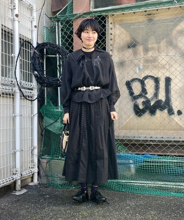 BEAMS WOMENのRBS /?アシメ Wカラー シアー ブラウスを使った