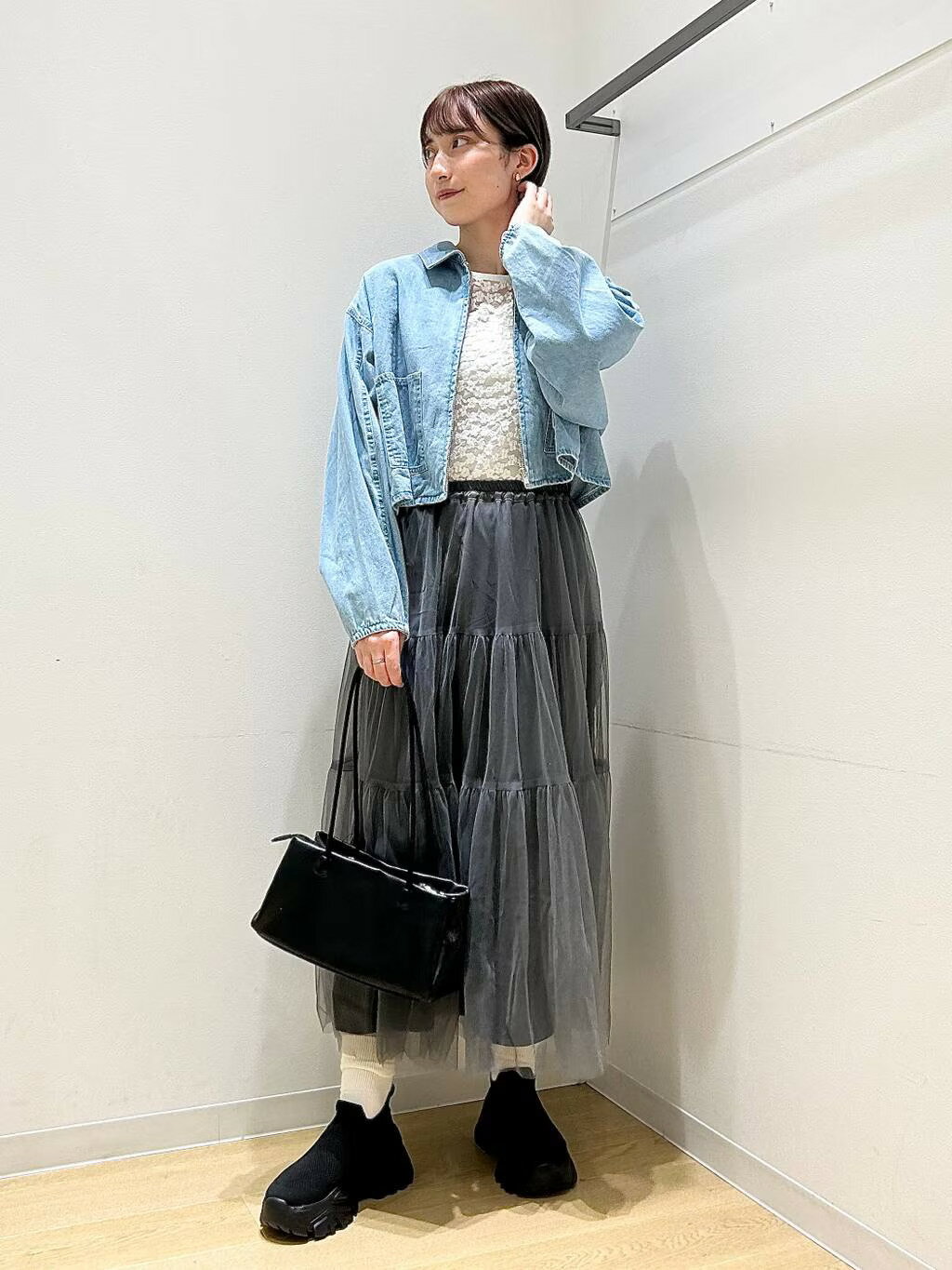 LAKOLEのジャストセミルーズソックスを使ったコーディネートを紹介します。｜Rakuten Fashion(楽天ファッション／旧楽天ブランドアベニュー)3757048