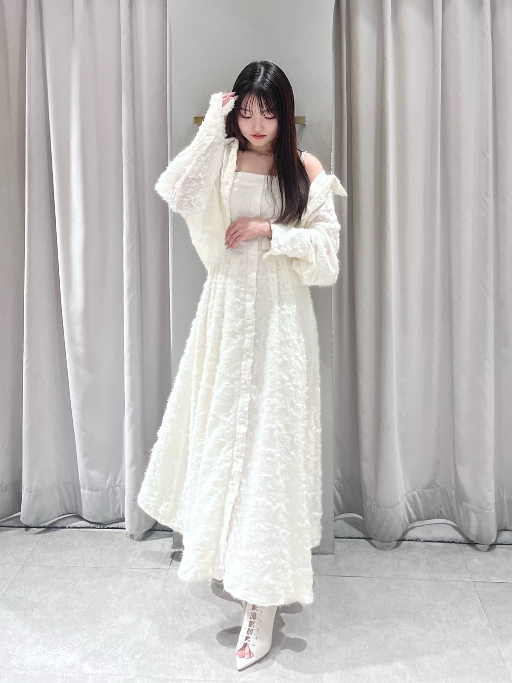 rienda クロップドSH SETベアOP