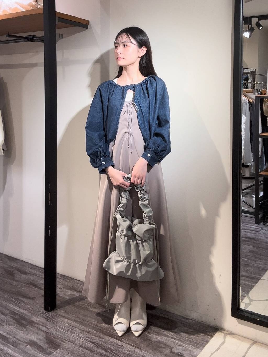 mysty womanの【3WAY!】デニムボレロビスチェSETを使ったコーディネートを紹介します。｜Rakuten Fashion(楽天ファッション／旧楽天ブランドアベニュー)3782072