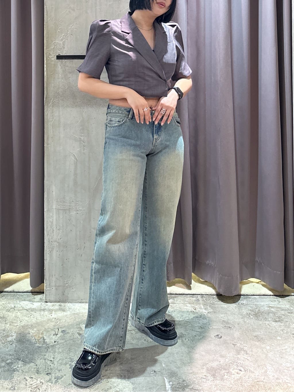 SLY HinaYoshiharaxSLY L／W DENIM パンツ