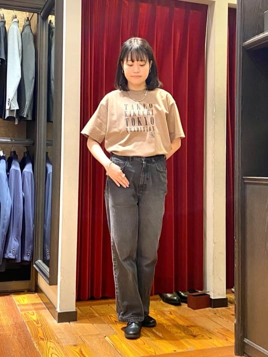 TAKEO KIKUCHIの【プリントT/日本製】メッセージ プリント Tシャツを使ったコーディネートを紹介します。｜Rakuten Fashion(楽天ファッション／旧楽天ブランドアベニュー)3823575