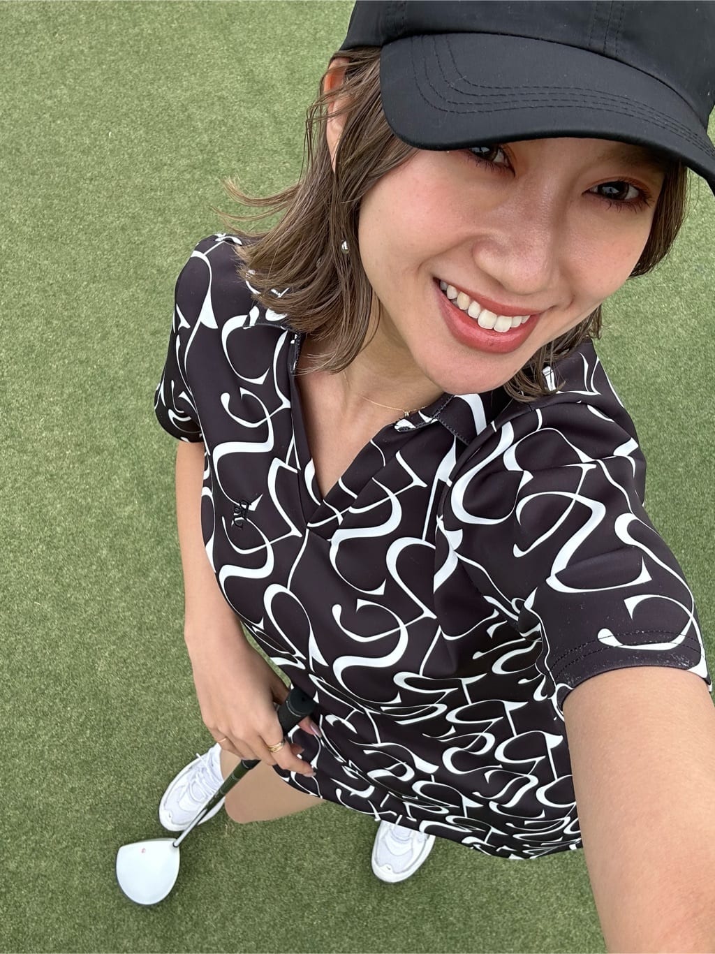 RIENDA GOLF】ロゴスキッパーワンピース
