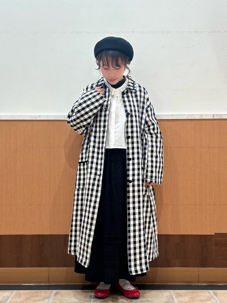 Samansa Mos2の綿麻ライン配色コートを使ったコーディネートを紹介します。｜Rakuten Fashion(楽天ファッション／旧楽天ブランドアベニュー)3846920
