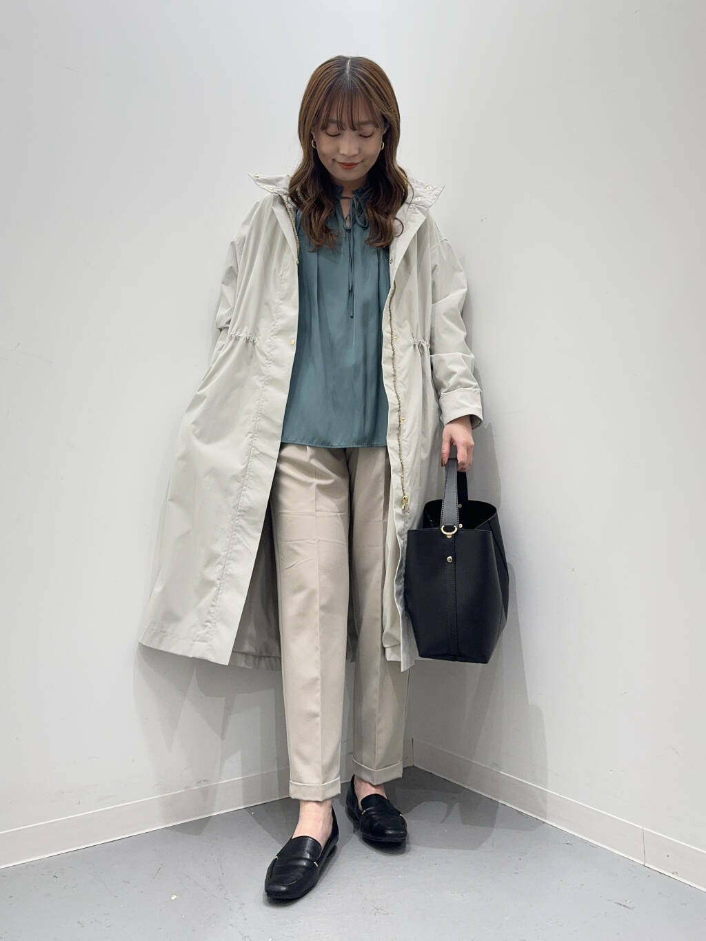 URBAN RESEARCH ROSSOの『MADE IN JAPAN』スクエアトゥプチメタルローファーを使ったコーディネートを紹介します。｜Rakuten Fashion(楽天ファッション／旧楽天ブランドアベニュー)3851189