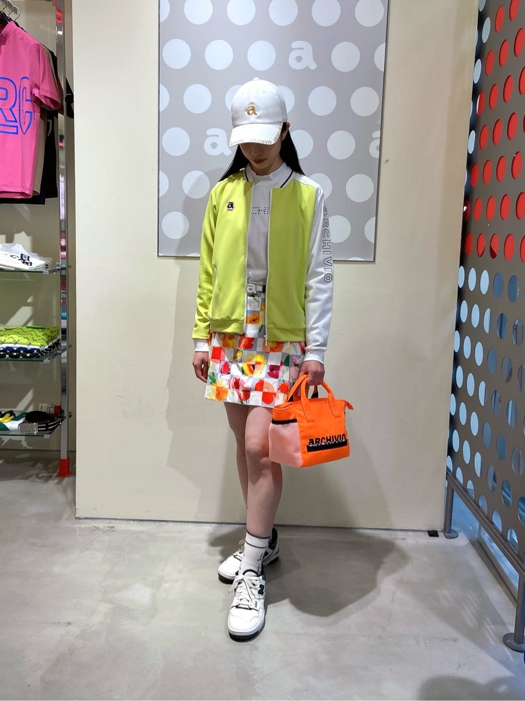 archivio | フラワー*チェック柄プリーツスカート | Rakuten Fashion