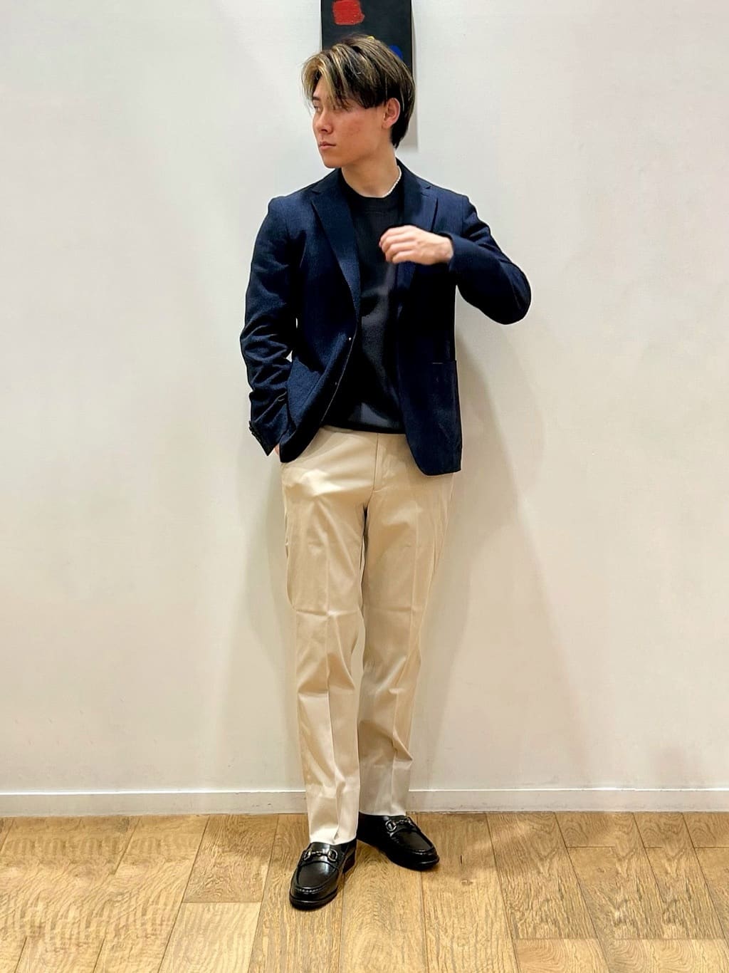 UNITED ARROWS green label relaxingのコットン リネン ブークレ 2B RG