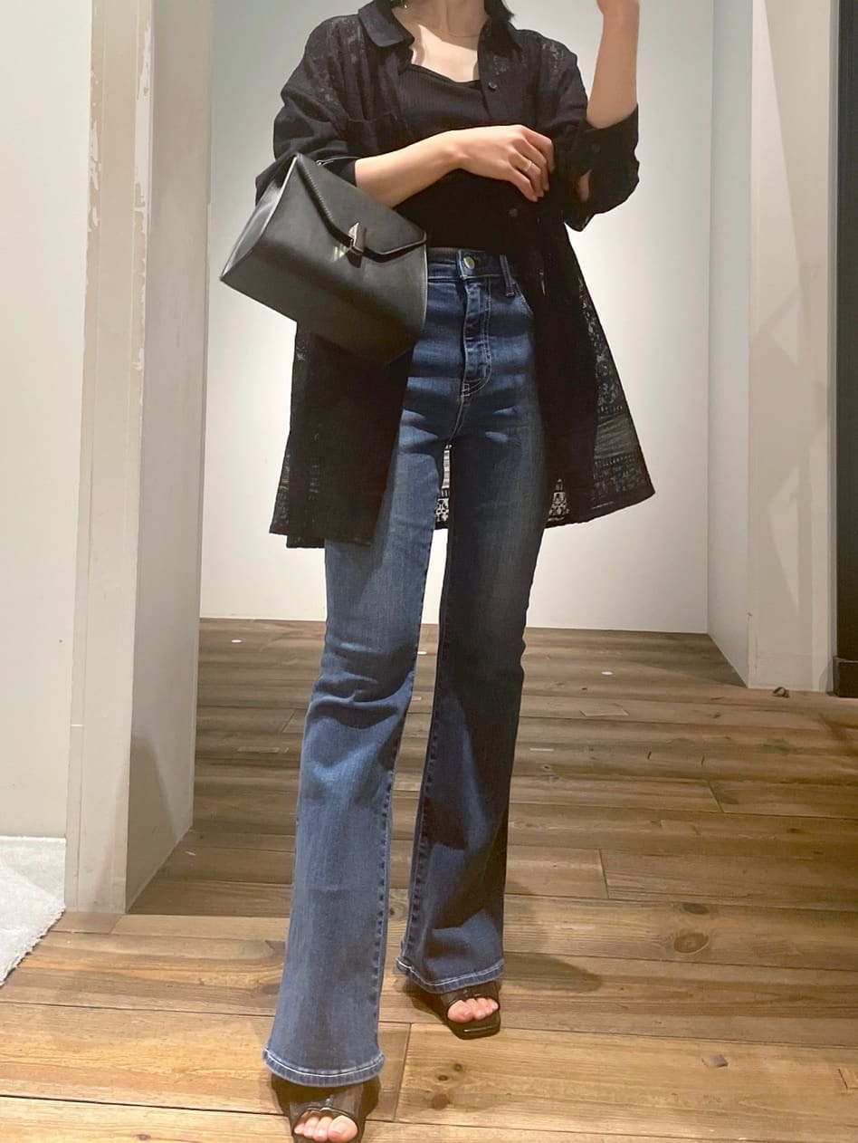 AZUL by moussyのAZUL DENIM/フレアデニムを使ったコーディネート 