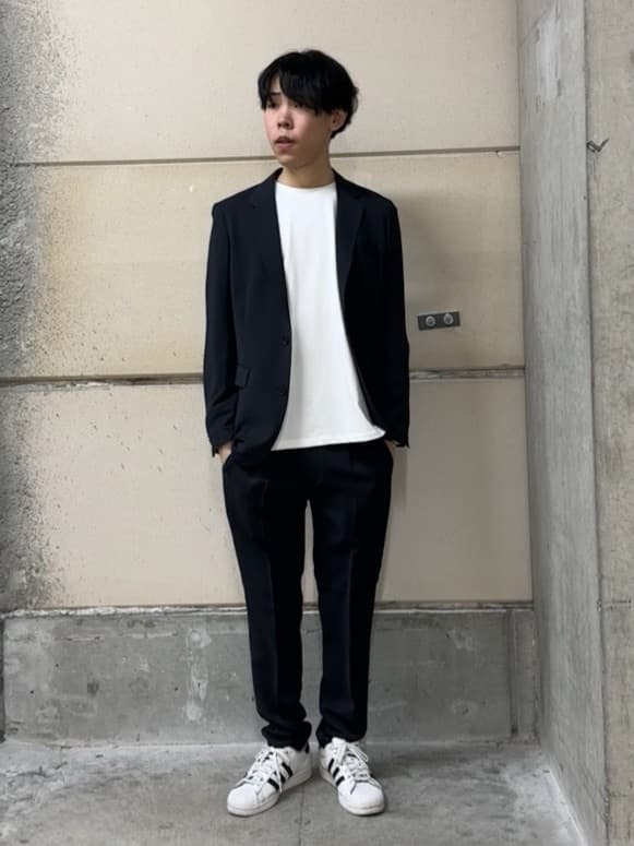 NANO universeのジャケT(R) プレミアム クルーネック 半袖を使ったコーディネートを紹介します。｜Rakuten Fashion(楽天ファッション／旧楽天ブランドアベニュー)3885100