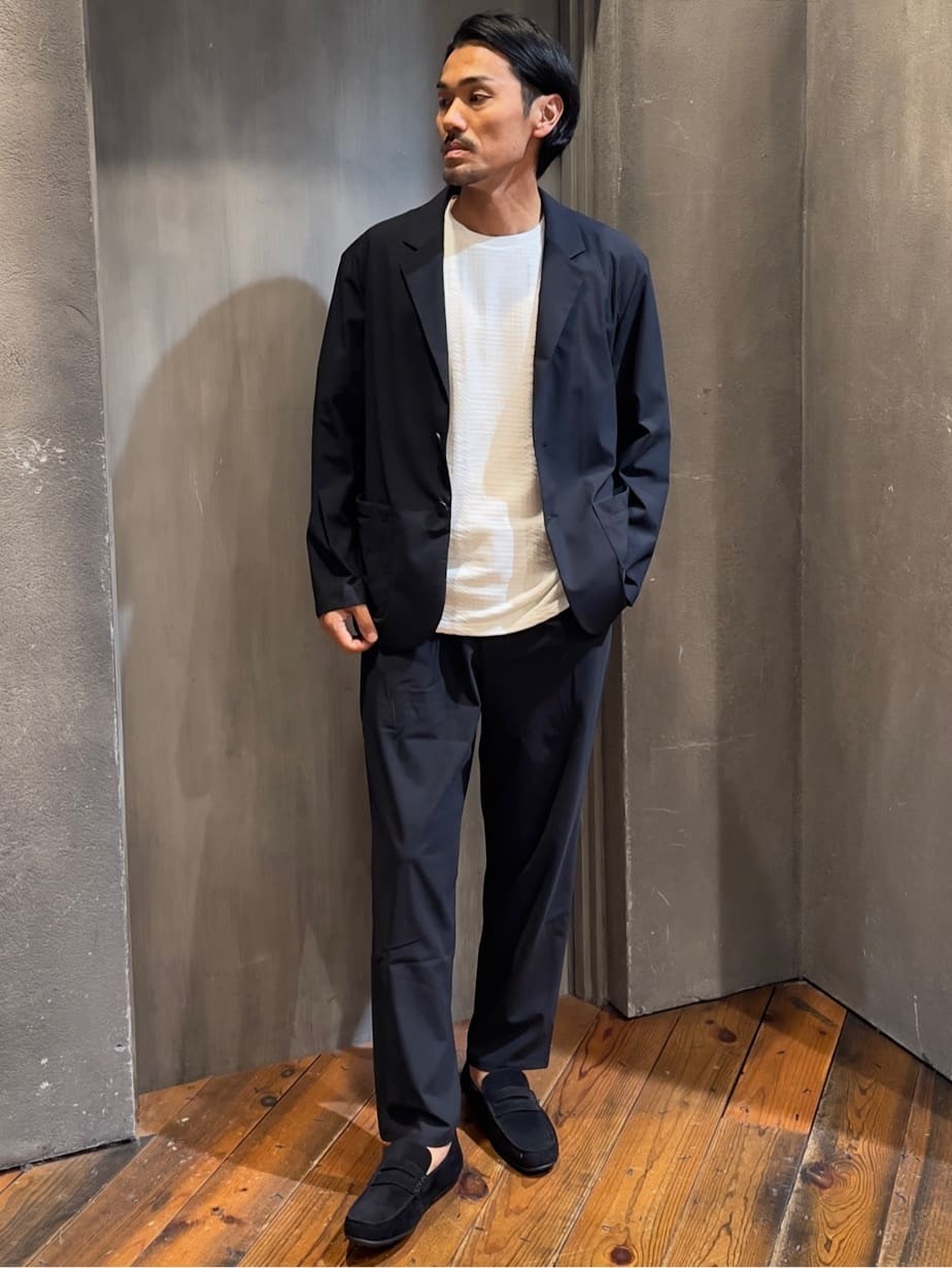MEN'S BIGIの【接触冷感】360度ストレッチ接触冷感ジャケットを使ったコーディネートを紹介します。｜Rakuten Fashion(楽天ファッション／旧楽天ブランドアベニュー)3894542