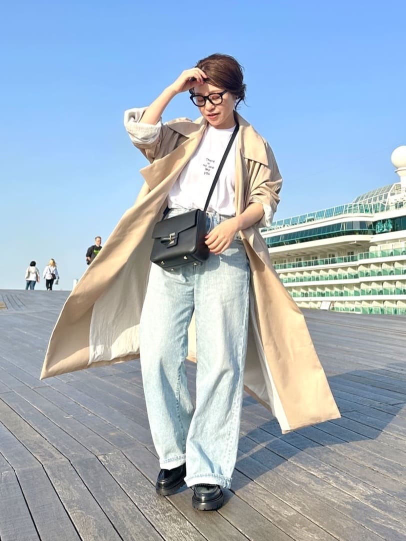 Whim Gazetteのシャンブレーツイルコートを使ったコーディネートを紹介します。｜Rakuten Fashion(楽天ファッション／旧楽天ブランドアベニュー)3908331