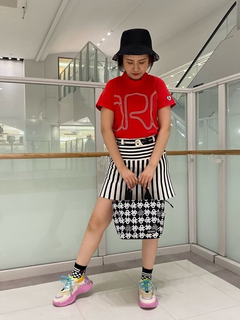 archivio | ストライプ柄ニットスカート | Rakuten Fashion(楽天