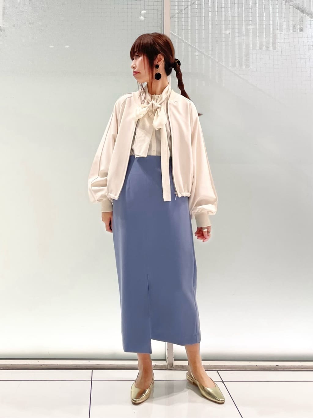 NANO universeのダブルクロスリブブルゾンを使ったコーディネートを紹介します。｜Rakuten Fashion(楽天ファッション／旧楽天ブランドアベニュー)3919461